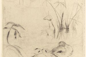 鸭子在岸边休息（Ducks at Rest on the Bank ）