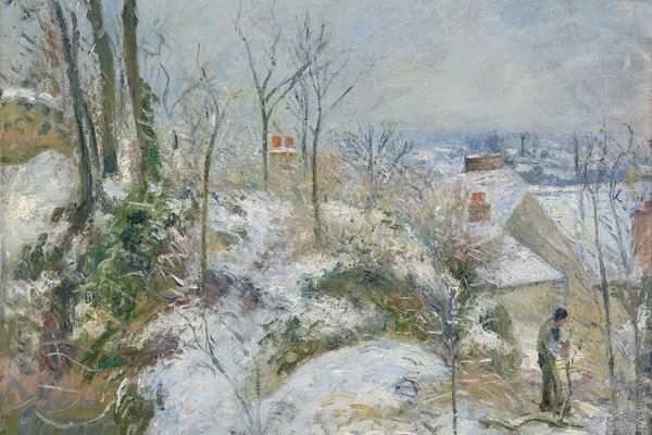 兔子沃伦在庞托伊斯，斯诺(Rabbit Warren at Pontoise, Snow )