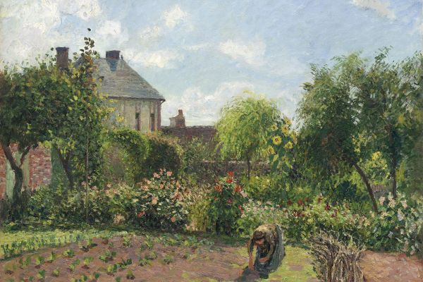 埃拉尼的日落(The Artist's Garden at Eragny )