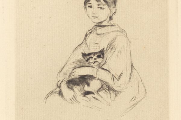 带猫的小女孩（Little Girl with Cat ）