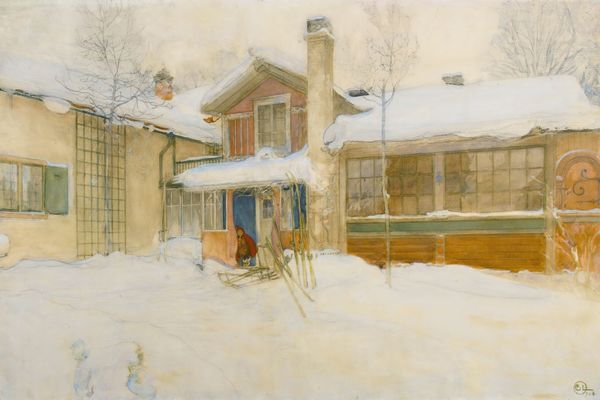 我的乡间小屋在冬天，桑德伯恩(My Country Cottage In Winter, Sundborn )