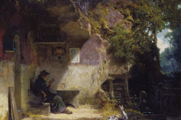 隐居处前的隐士(The Hermit in front of His Retreat )