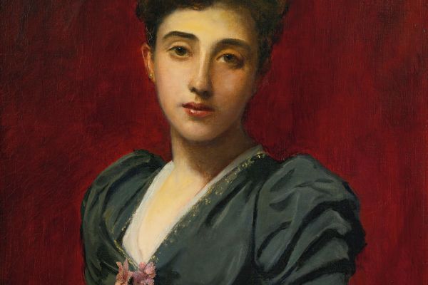 莉莉·德·鲁西·德·萨勒斯伯爵夫人的肖像(Portrait Of The Countess Lily De Roussy De Sales)
