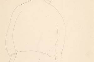 无题（从后面看到的男人）(Untitled (Man seen from back))