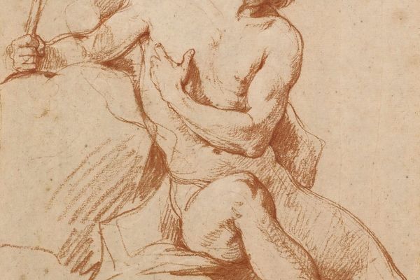 风神的形像和手的研究(Study of the figure of aeolus, and a study of his hand )