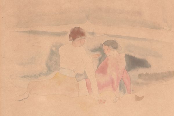 无题（两个女人和船）(Untitled (Two Women and Boats) )