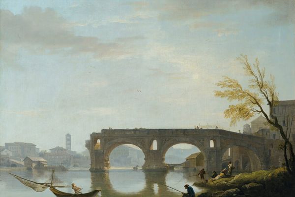 罗马罗托桥景观(View Of The Ponte Rotto, Rome)