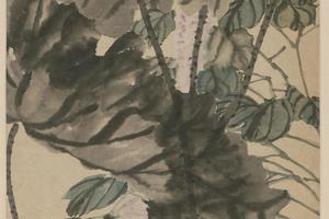 花卉条屏-荷花
