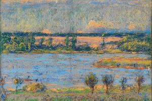 晚上的池塘(Teich am Abend )