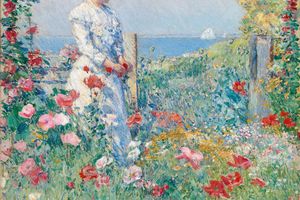 在花园里（西莉亚·萨克斯特在她的花园里）(In the Garden (Celia Thaxter in Her Garden))