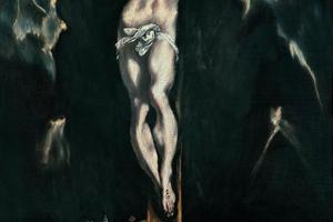 背景是基督被钉在十字架上的托莱多(Christ Crucified With Toledo In The Background)