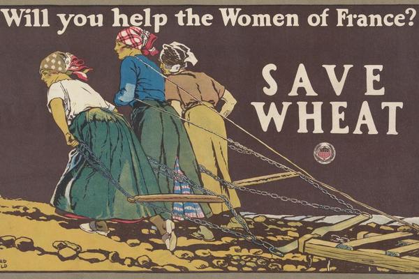 你能帮助法国的妇女们，拯救小麦吗(Will you help the women of France, Save wheat )