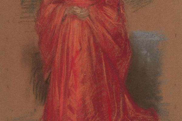 一个穿着文艺复兴服装的女人的研究(Study of a woman in Renaissance costume)