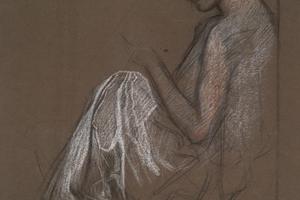 坐着的女性形象(Seated female figure)