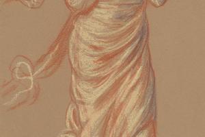 “希腊女孩洗澡”研究(Study for 'Greek Girls Bathing' )