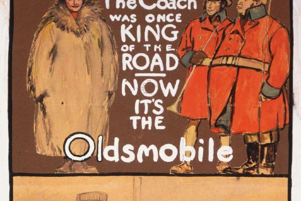 马车曾经是道路之王—现在是奥兹莫比尔(The coach was once king of the road — now it's the Oldsmobile )
