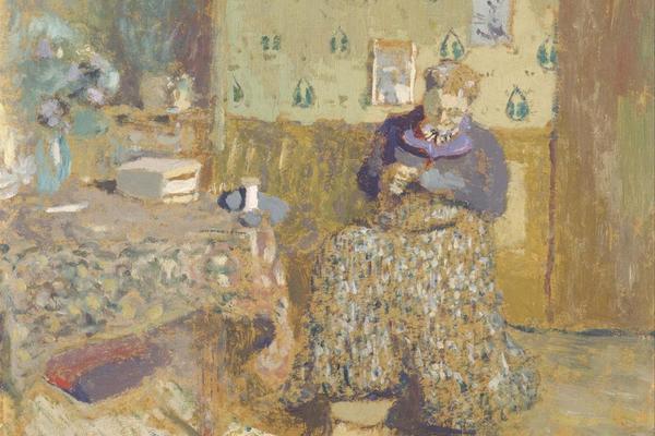 维亚尔夫人缝纫(Madame Vuillard Sewing)