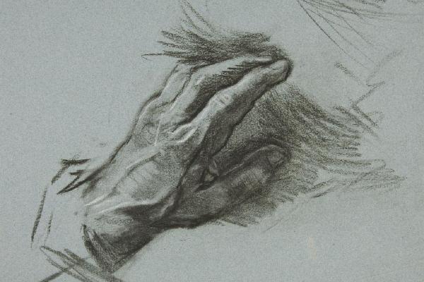 手的草图(Sketch of a hand)