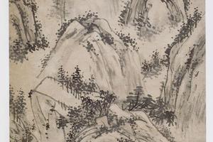 仿梅华道人山水图