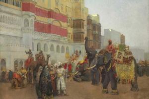 在贝卡尼尔-贝卢支斯坦省举行的一个节日(A Fête Day at Bekanir - Beloochistan, Bekanir )