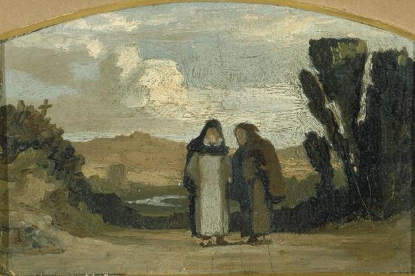 在亚人路上的僧侣(Monks On The Appian Way )