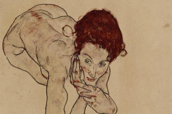 蹲着裸女（蹲着裸男）(Kauernder weiblicher Akt (Crouching Female Nude) )