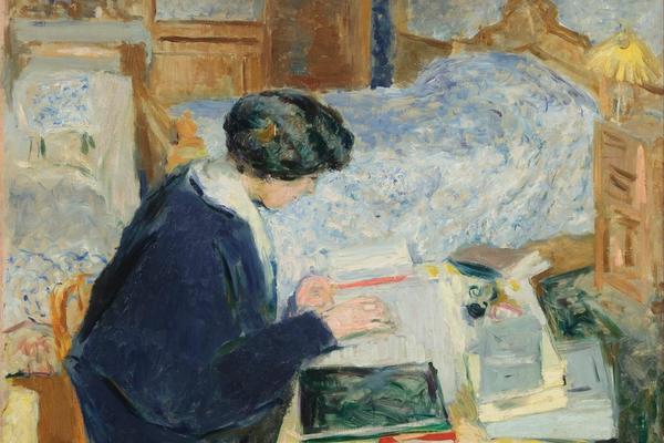 露西·赫塞尔·雷丁（露西·赫塞尔·利桑特）(Lucy Hessel Reading (Lucy Hessel lisant))