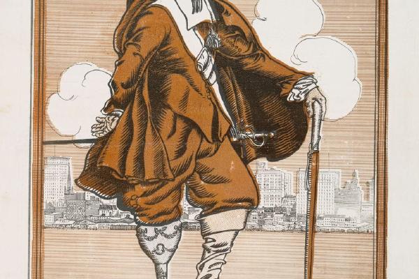 科利尔大纽约，新阿姆斯特丹州州长彼得鲁斯·斯图伊维桑特，1647年