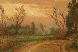 在佩鲁贾别墅附近，日落时分(Near Villa Ansidei Perugia, Sunset )