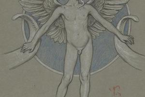 男孩与翅膀的+聚宝盆(Boy with Wings + Cornucopia)