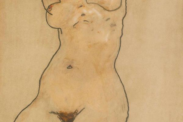 斜躺的裸女(Liegende (Reclining Nude) )