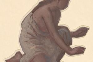 为“希腊女孩洗澡”第十三课学习(Study for 'Greek Girls Bathing' XIII )