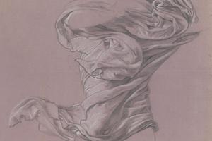 为“希腊女孩洗澡”第十七期学习(Study for 'Greek Girls Bathing' XVII )