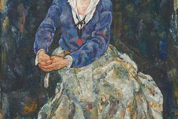 艺术家妻子伊迪丝·席勒的肖像(Bildnis der Frau des Künstlers, Edith Schiele )