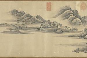 江乡秋晚图