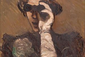 戴歌剧眼镜的女士(Lady with Opera Glasses )