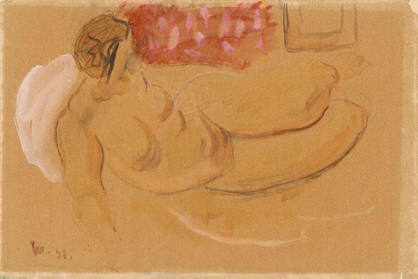 斜倚的女性裸体(Reclining Female Nude )