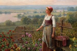 香特斯勒的晚上(Evening at Chantemesle)