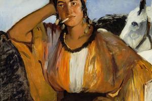 抽着烟的吉普赛人(Gypsy with a Cigarette)