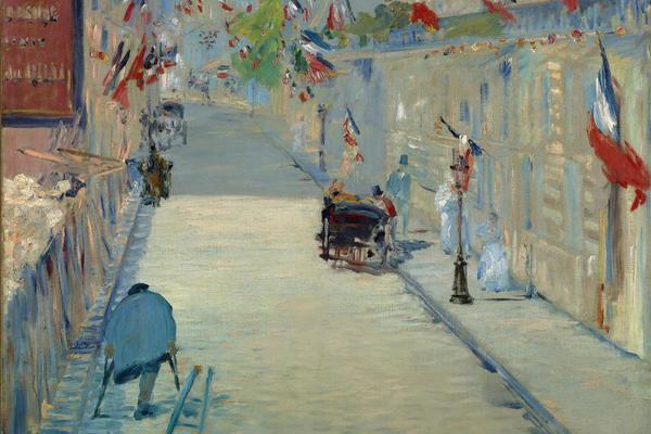 挂满旗帜的莫斯尼尔街(The Rue Mosnier with Flags )