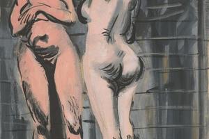 两个女性裸体(Two Female Nudes )