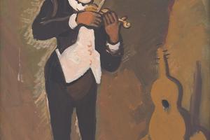 拉小提琴的小丑(Clown Playing the Violin )