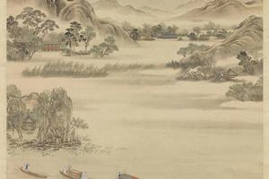 十二禁御图-林钟盛夏图轴