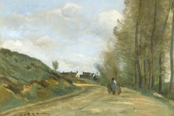 尚蒂利附近的古维欧路(La Route De Gouvieux, Près De Chantilly)