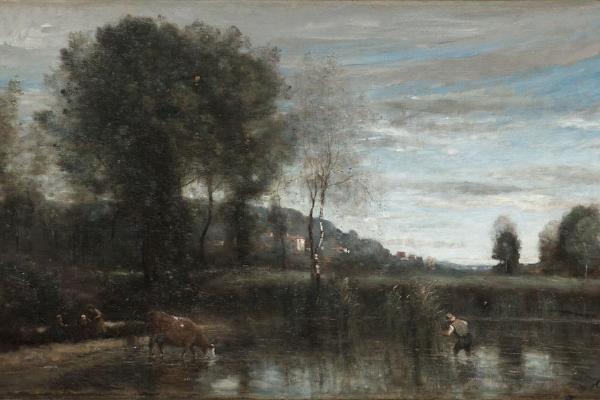 阿夫雷镇的池塘(Pond at Ville-d'Avray )