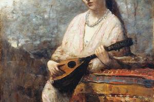 有曼陀林的年轻女孩(Young Girl with a Mandolin )