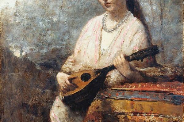 有曼陀林的年轻女孩(Young Girl with a Mandolin )