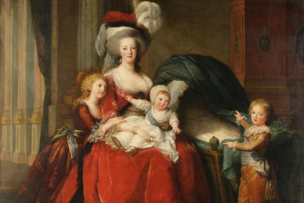 玛丽·安托瓦内特·德洛林·哈布斯堡，法国女王和她的孩子(Marie-Antoinette de Lorraine-Habsbourg, Queen of France, and her children )