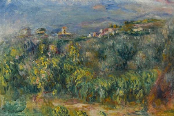 普罗旺斯风景；卡涅斯(Paysages de Provence; Cagnes )
