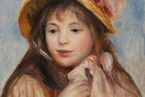 戴粉红色帽子的女孩(Girl with Pink Bonnet )